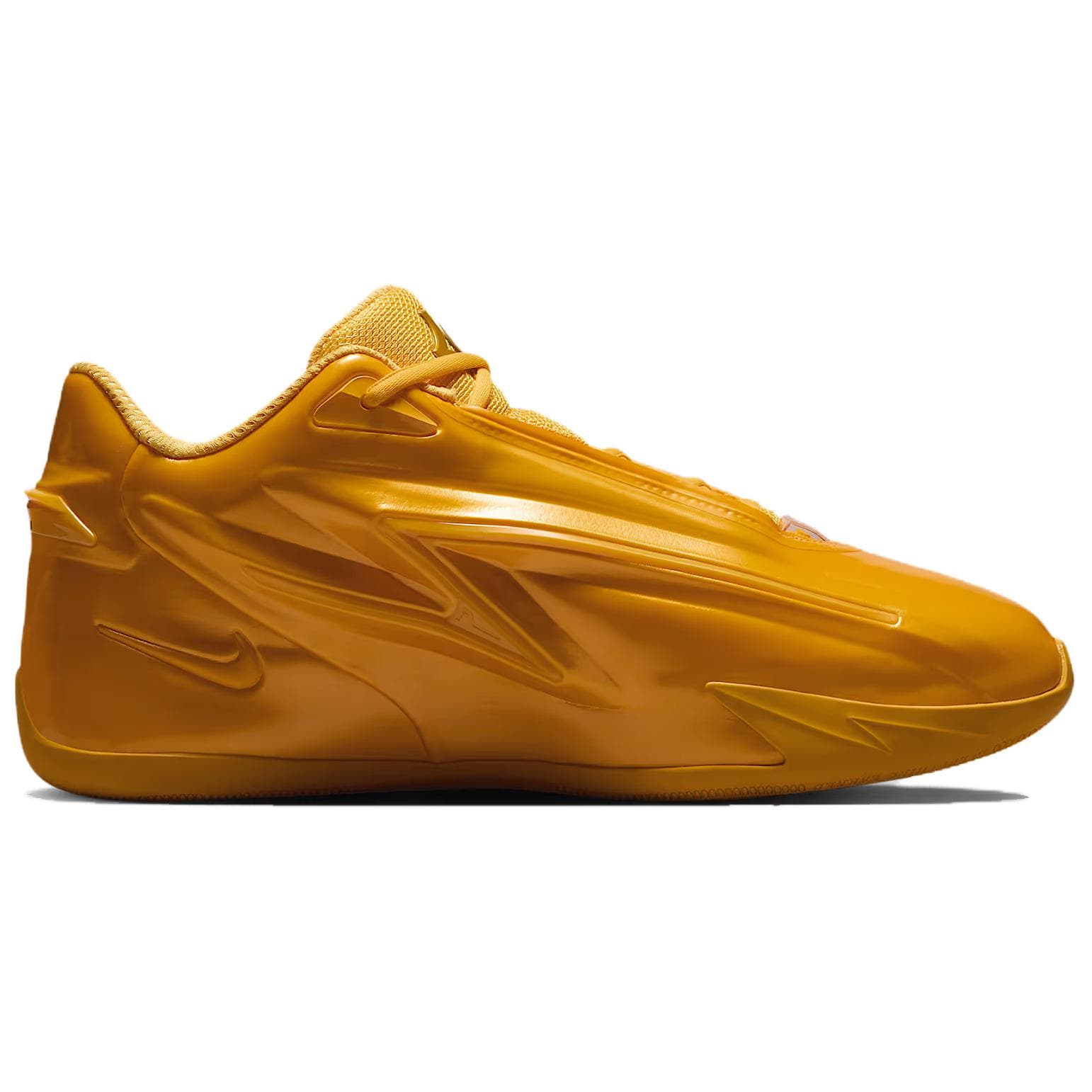 Кроссовки для баскетбола NIKE KD 19 Баскетбольные кроссовки Low Топ Желтый Мужской - изображение 2