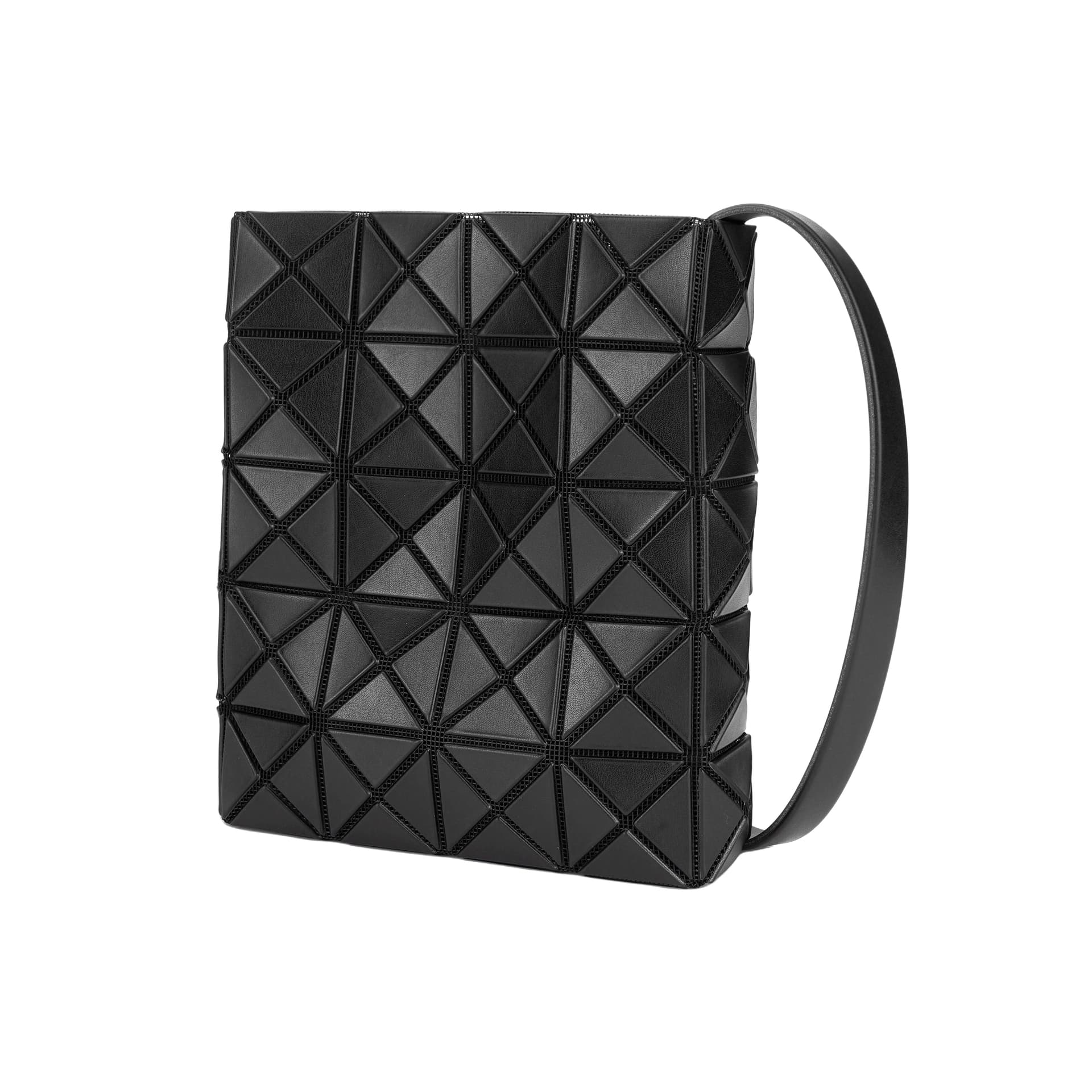 Мини-сумка ISSEY MIYAKE Prism Поливинилхлоридная смола PVC Сумка через плечо Сумка на плечо Унисекс Матовый черный - изображение 3