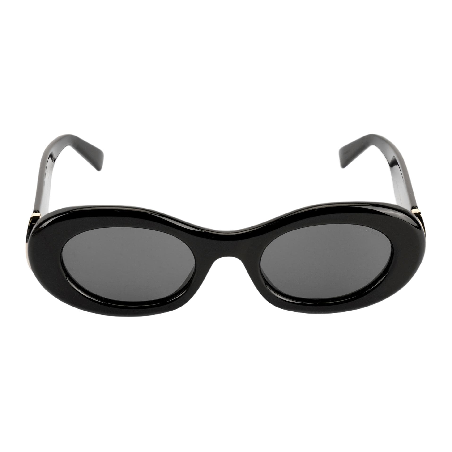 Солнцезащитные очки BVLGARI DIVAS' DREAM SERIES Ацетатное волокно OVAL SUNGLASSES Унисекс Черный - изображение 5