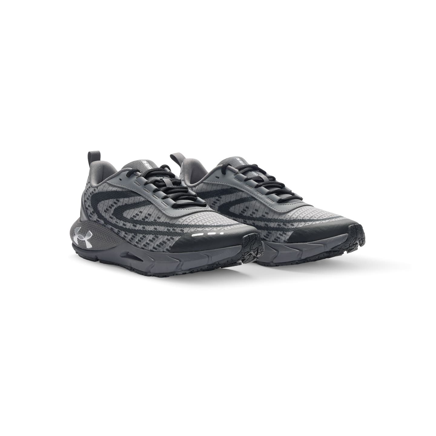 Кроссовки для бега Under Armour HOVR Phantom 24 7 Беговые кроссовки Низкий Топ Серый цвет замковой скалы 025 Мужской - изображение 3