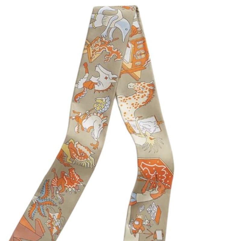 Платок HERMES Twilly Тутовый шелк Платки Женские - изображение 2