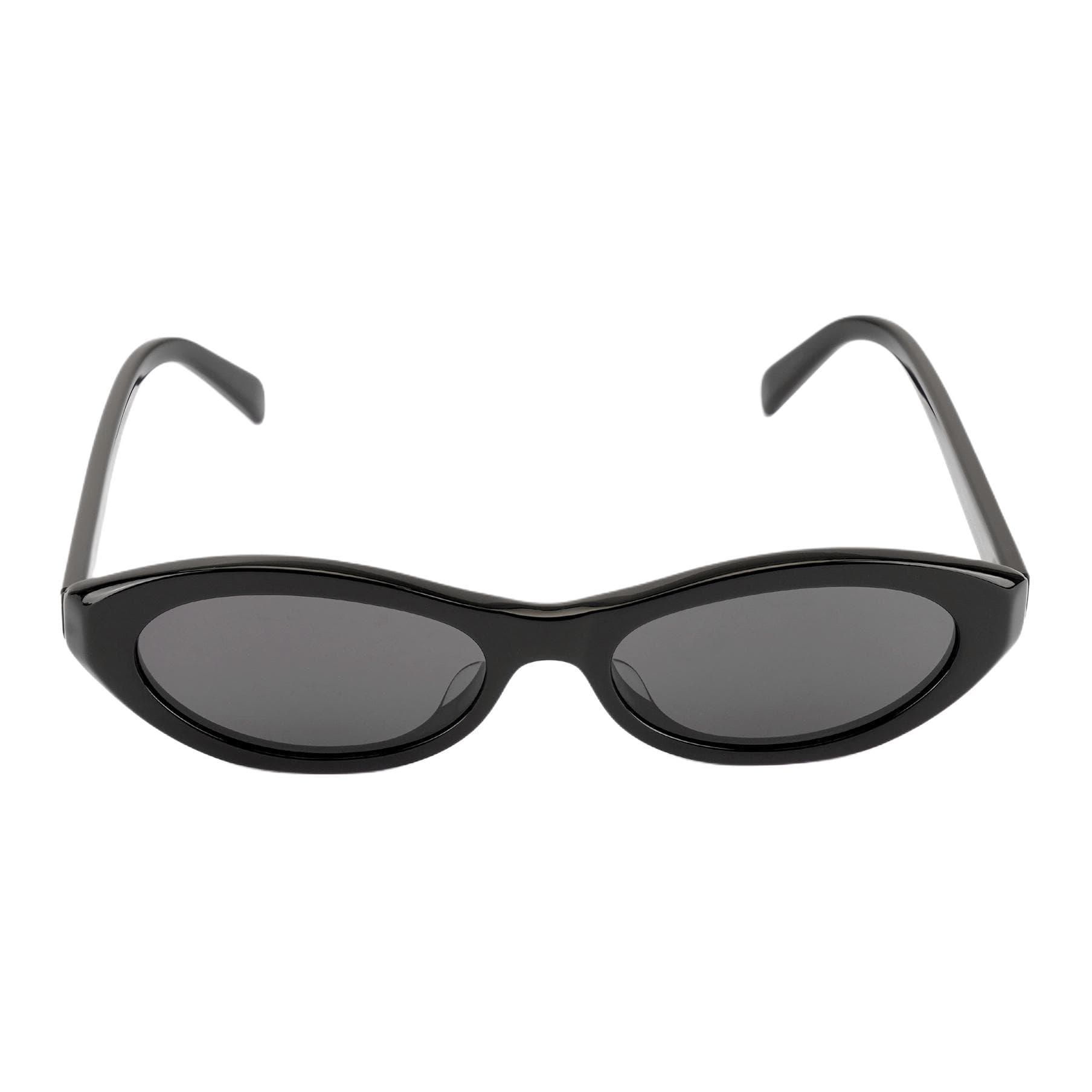 Солнцезащитные очки Celine OVAL SUNGLASSES Женские Ярко-черные - изображение 5