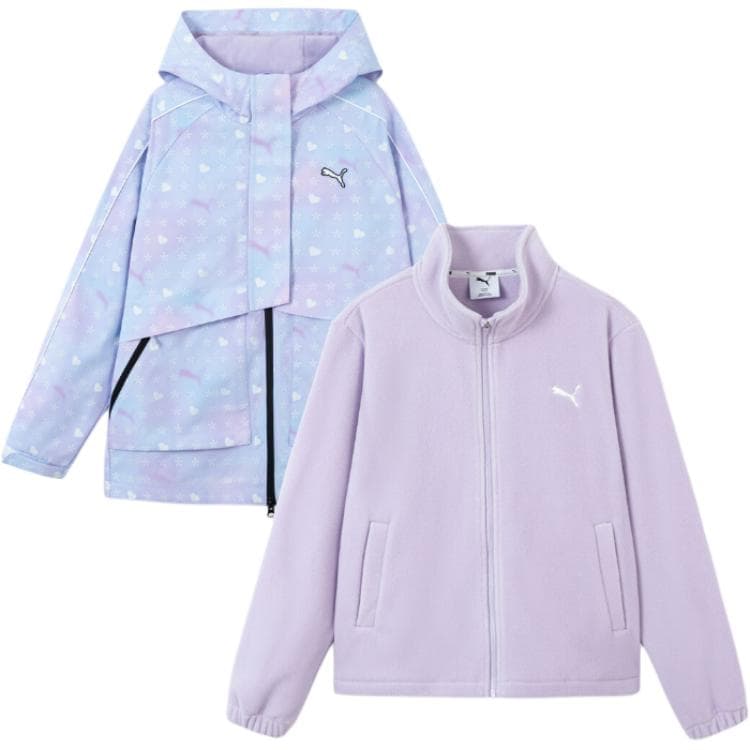 PUMA Фиолетовый Цветочный Тон Kids Tops - изображение 1