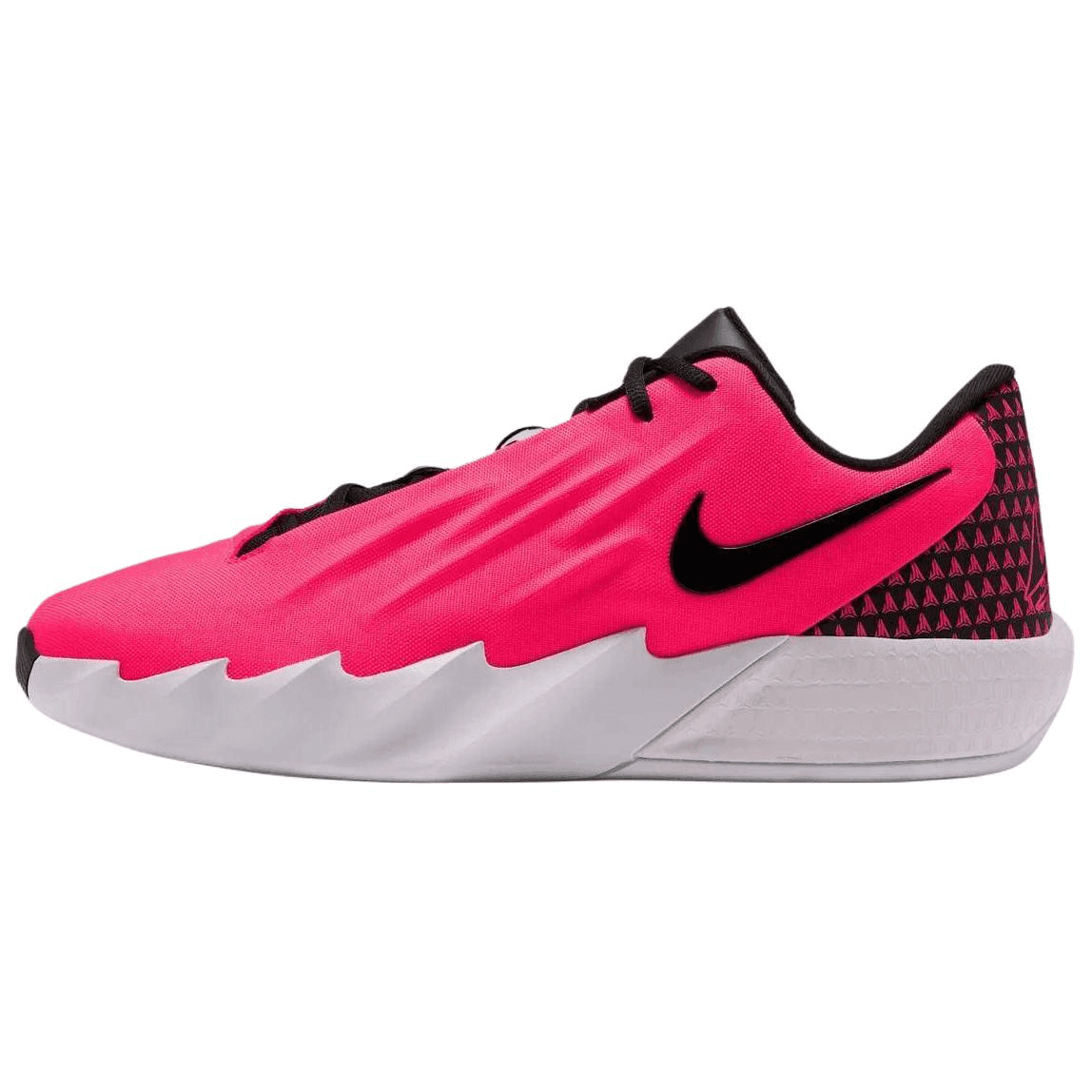 Кроссовки для баскетбола NIKE Twelve Time Баскетбольные кроссовки Low Топ Неоновый розовый Унисекс - изображение 1
