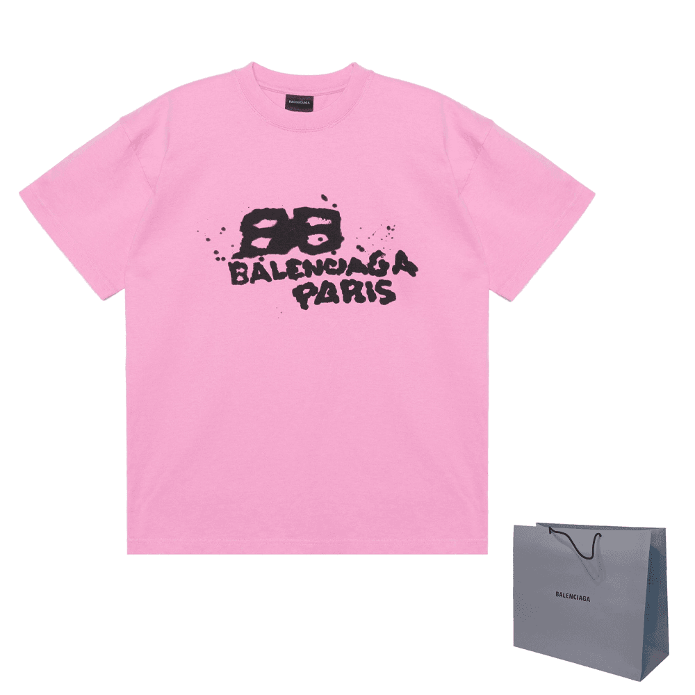 Футболка Balenciaga SS23 Hand Drawn Bb Icon LogoT - изображение 7