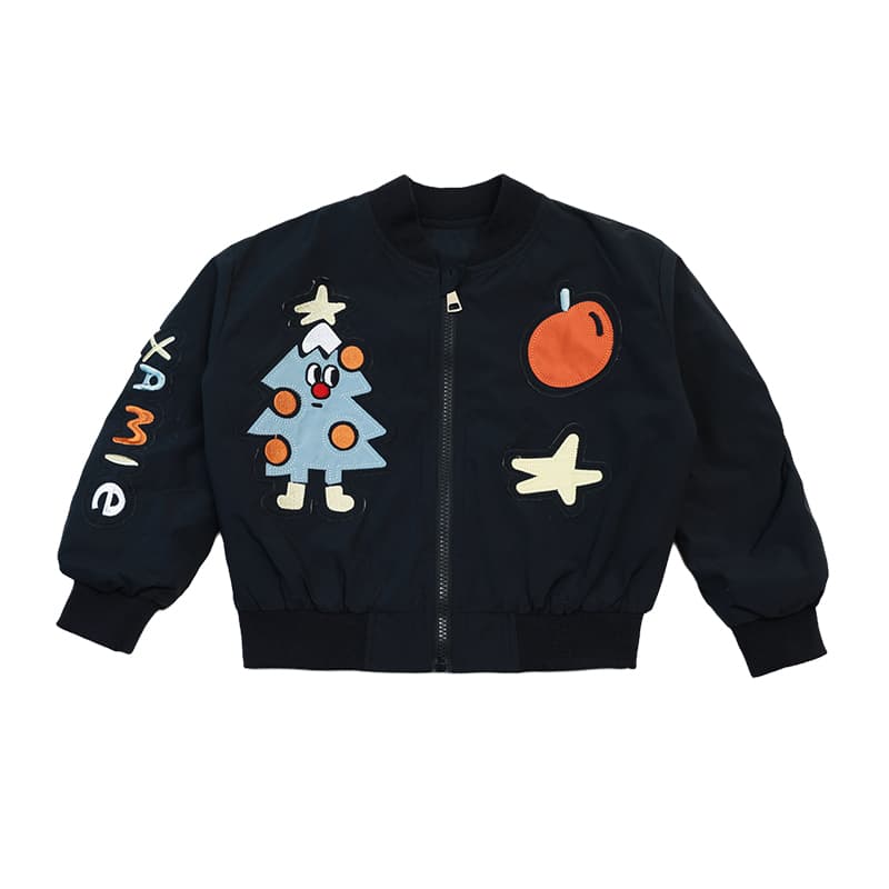 SHIBU 2610 Звезда Фрукты Маленький Дерево Пальто Темно-синий Kids Туристическая одежда - изображение 1