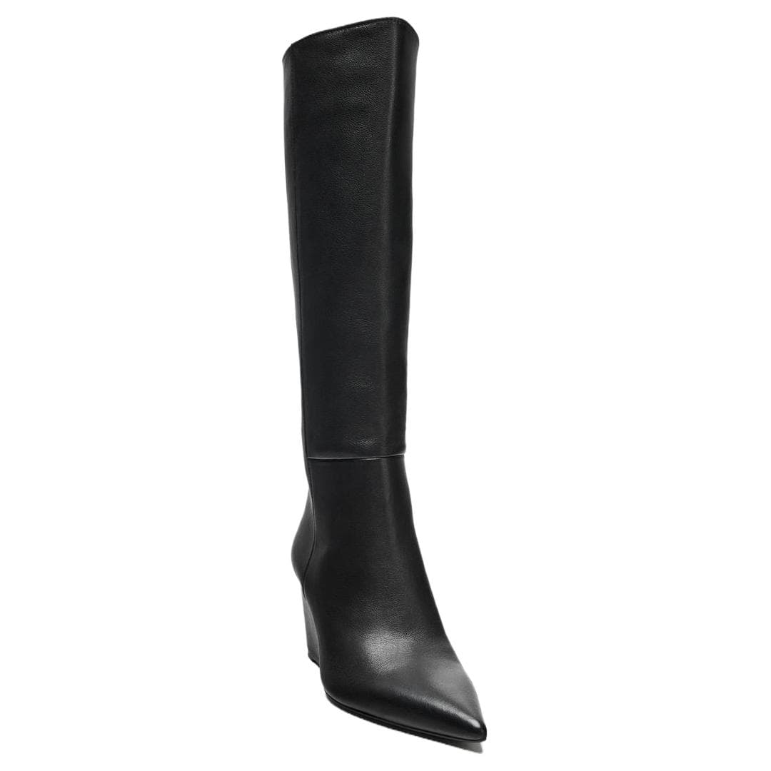 Ботинки zara Колено High Ботинки Черный Женские - изображение 3