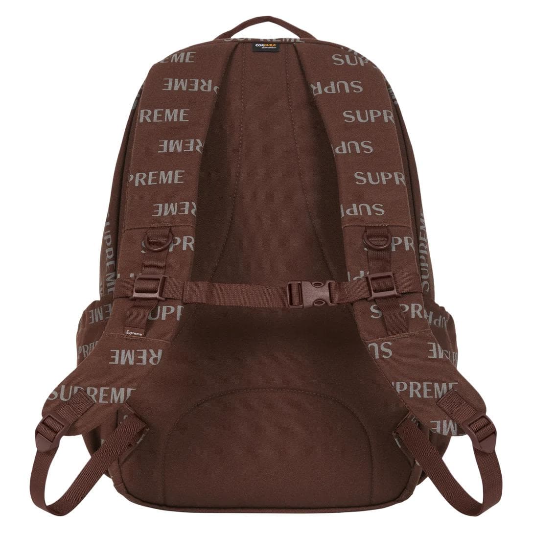 Рюкзак supreme Рюкзаки Коричневый Унисекс - изображение 4