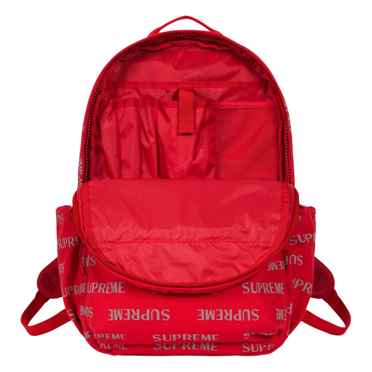 Рюкзак supreme Рюкзаки Красный Унисекс - изображение 4