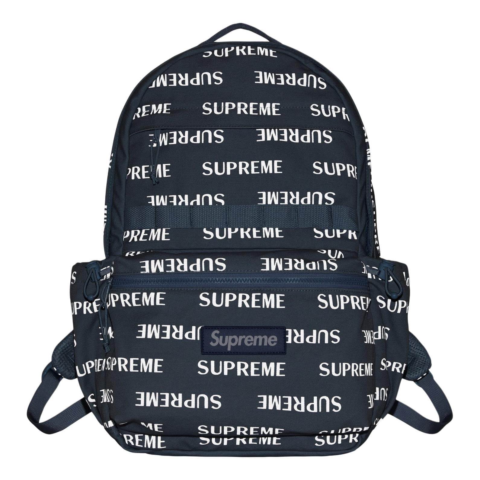 Рюкзак supreme Хлопковая смесь Цвет холста Рюкзаки Unisex Light Синий - изображение 2