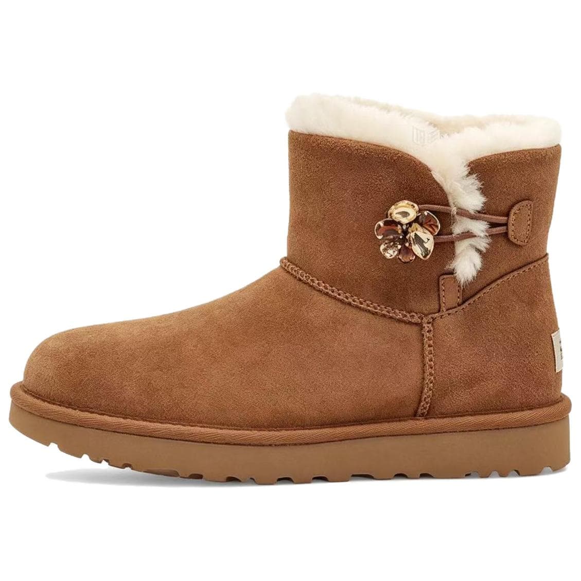 Ботинки зимние UGG Mini Bailey Button Gem Classic Boot - изображение 1