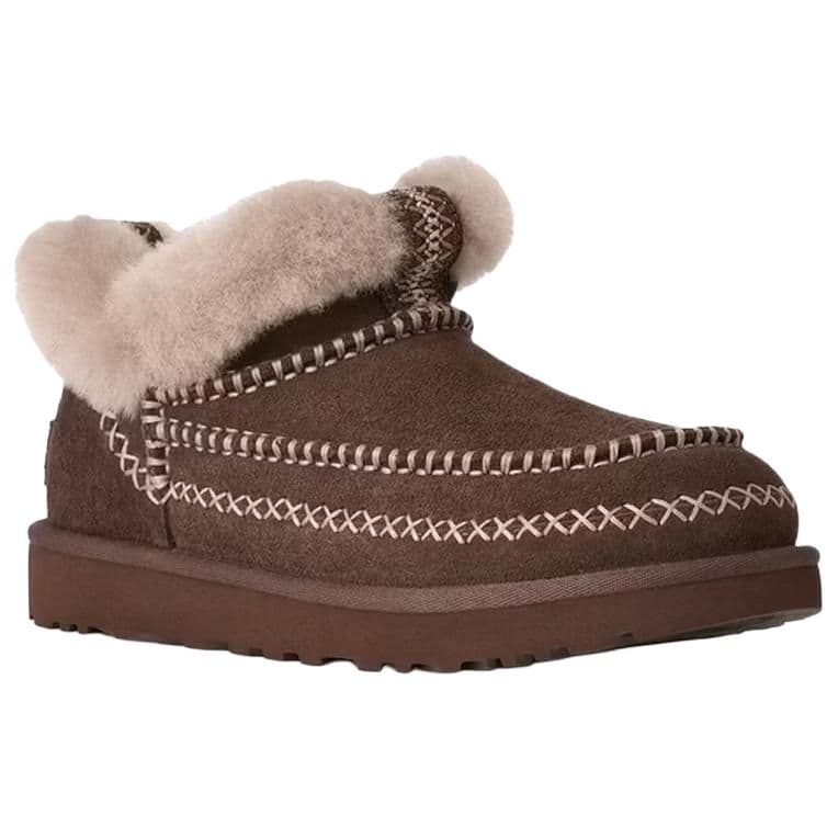 Ботинки зимние UGG Classic Novelty Сноубутсы Burnt Древесный цвет Женские - изображение 2