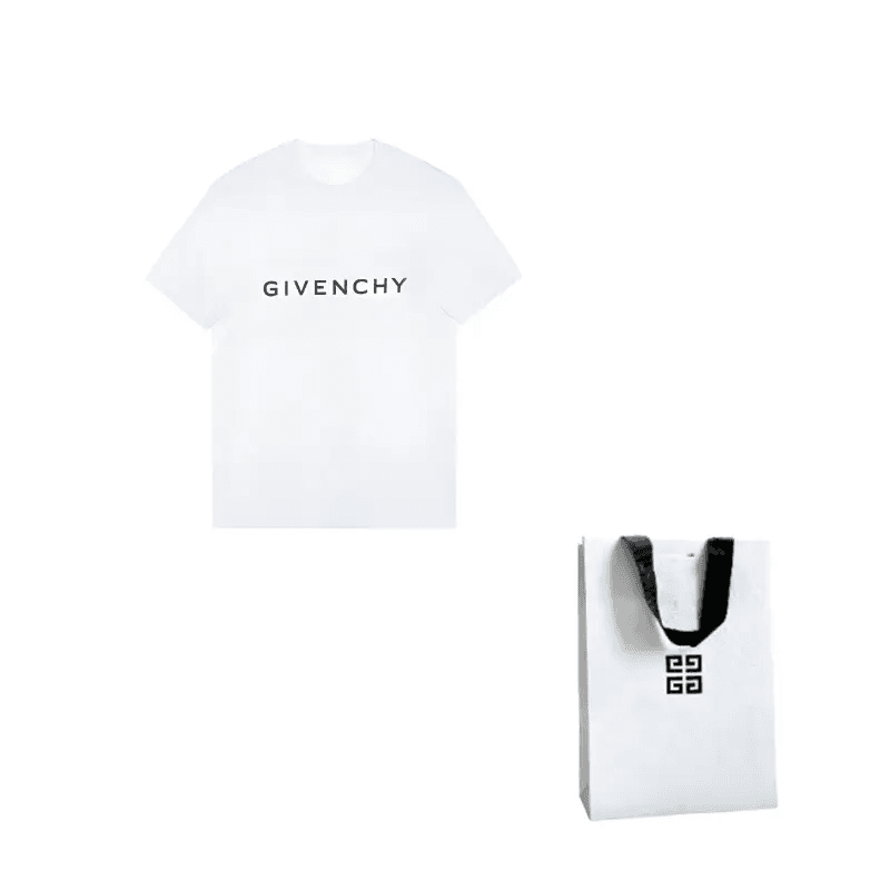 Футболка Givenchy FW22 Logo Print T-Shirt White - изображение 3