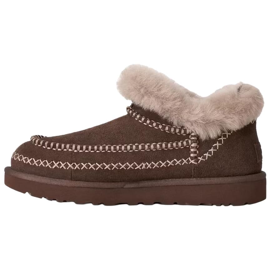 Ботинки зимние UGG Classic Novelty Сноубутсы Burnt Древесный цвет Женские - изображение 1
