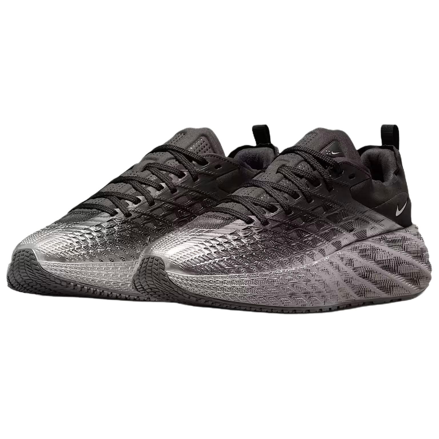 Кроссовки для бега NIKE AVA EDGE Беговые кроссовки Low Топ Черно-серебро Мужской - изображение 3