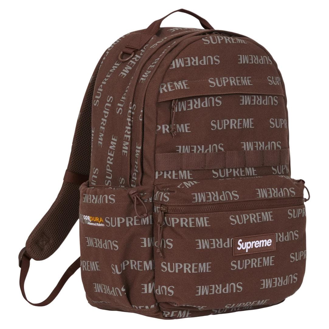 Рюкзак supreme Рюкзаки Коричневый Унисекс - изображение 2