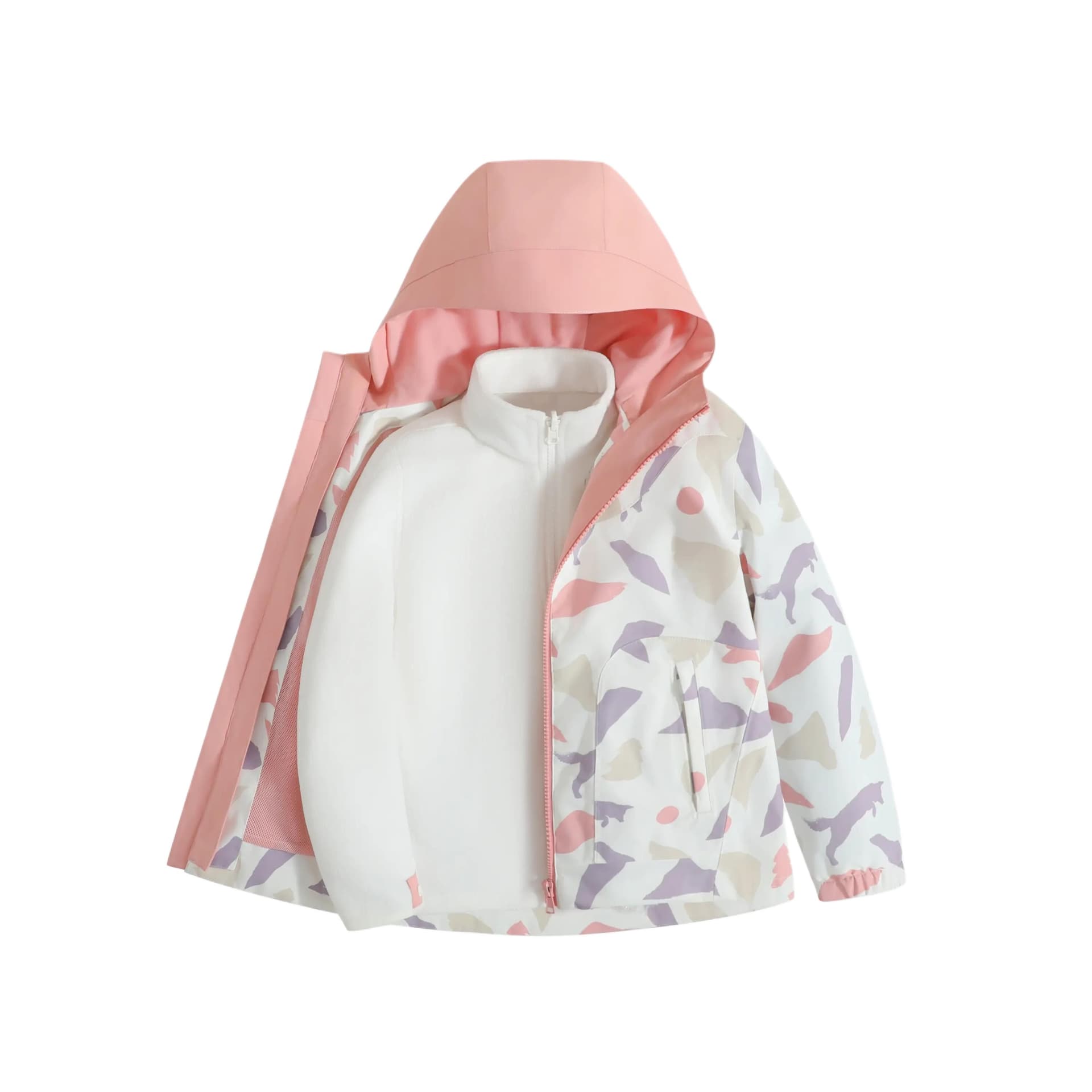 DECATHLON Куртка SH100 Синяя Детская для возраста 3-7 лет - изображение 12