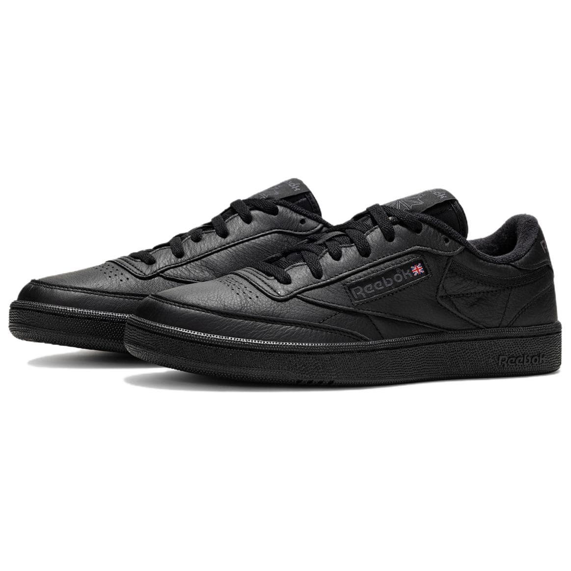 Кроссовки Reebok CLUB C 85 Лоу-топы Повседневная обувь Мужская Черный RE-ENTER The Scene Возвращайтесь с каждым шагом - изображение 2
