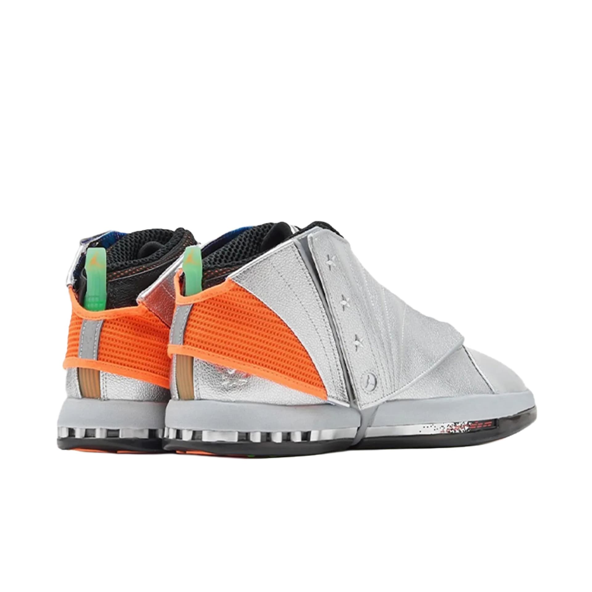 Ретро баскетбольные кроссовки Jordan X Free The Youth Air Jordan 16 High Топ Ретро-баскетбольные кроссовки Унисекс Металлическое серебро - изображение 4