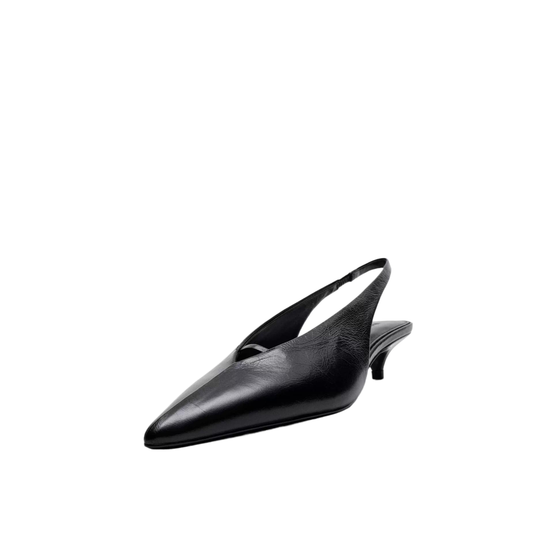 Туфли Massimo Dutti Высокие каблуки MID Топ Черный Женские - изображение 3