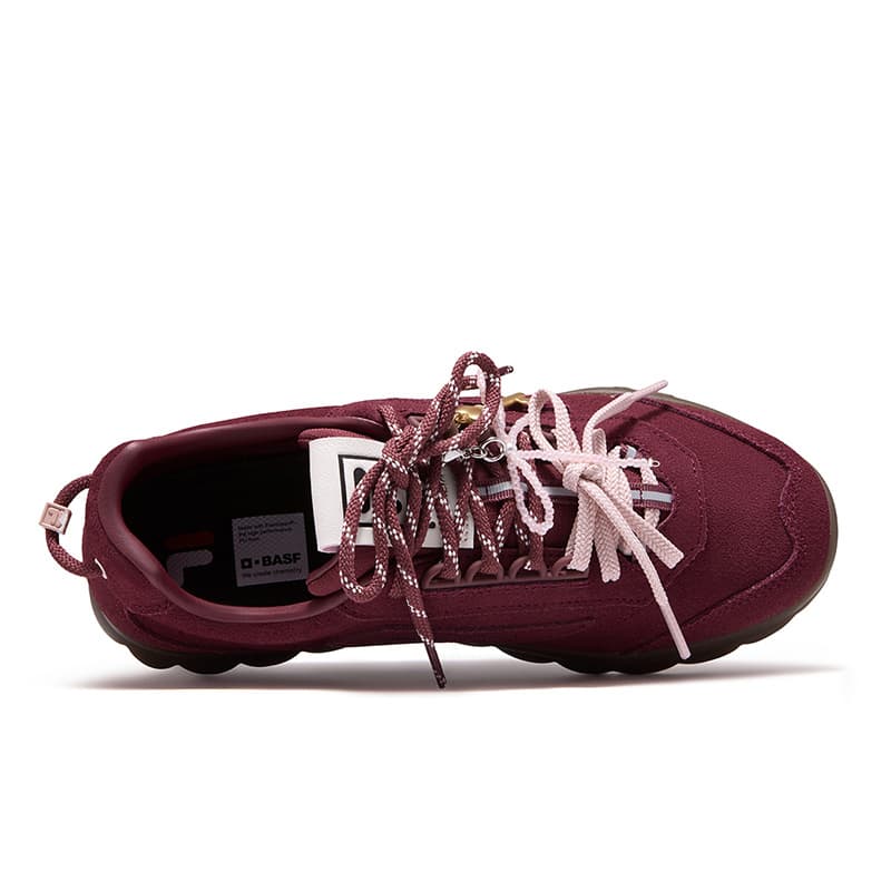 Кроссовки FILA FUSION BOBOBLING Лоу-топы Повседневная обувь Женские Розовый Темно-фиолетовый - изображение 4
