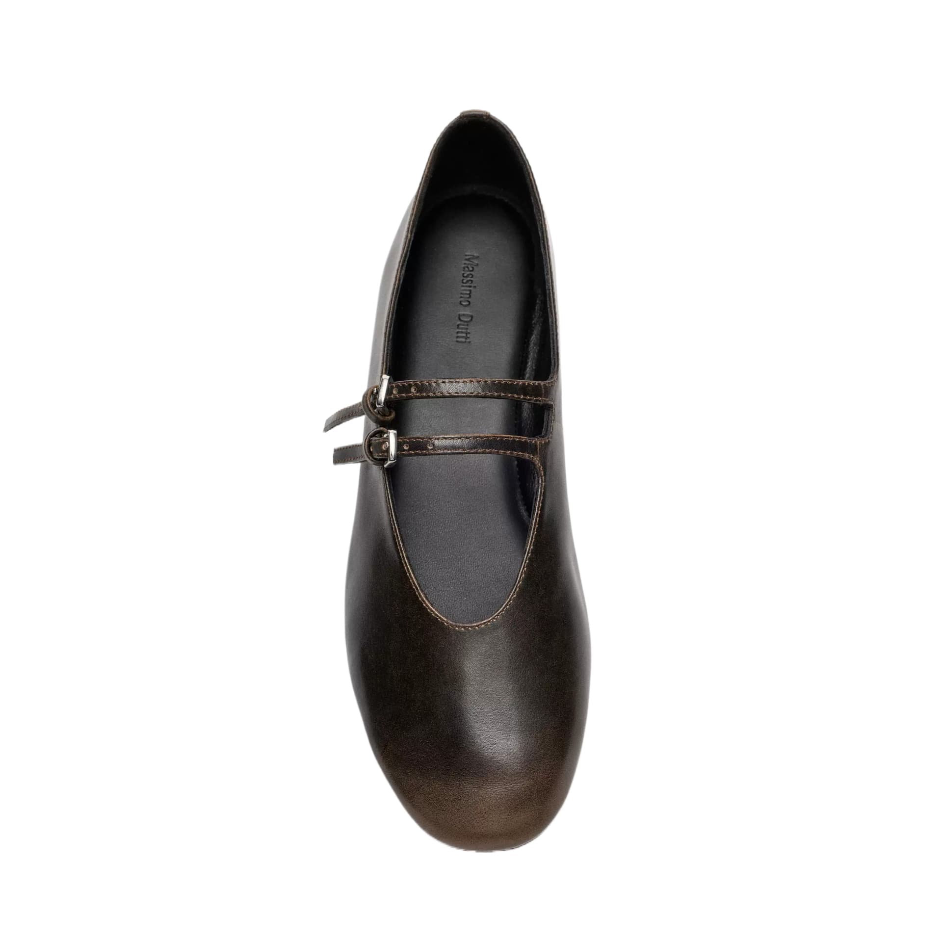 Massimo Dutti Балетки Коричневый Женские - изображение 4