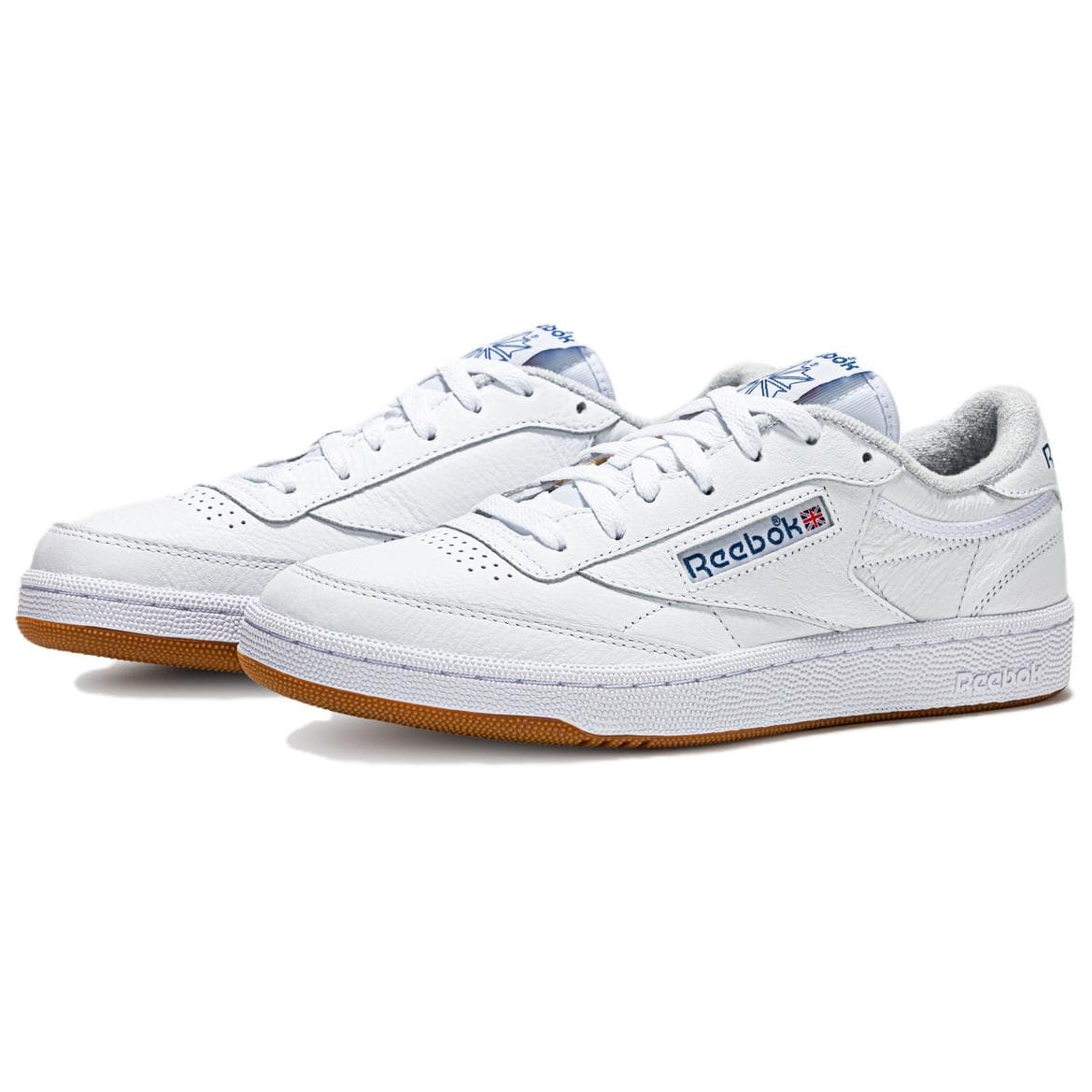 Кроссовки Reebok CLUB C 85 Лоу-топы Повседневная обувь Мужская Белая RE-ENTER The Scene Возвращайтесь с шагом - изображение 2