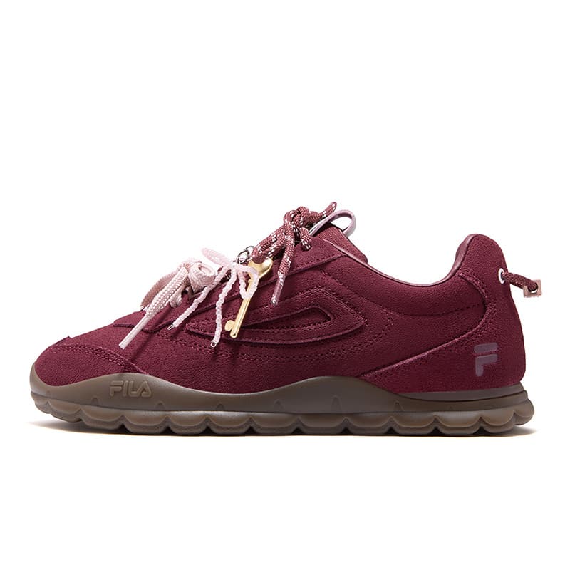 Кроссовки FILA FUSION BOBOBLING Лоу-топы Повседневная обувь Женские Розовый Темно-фиолетовый - изображение 1