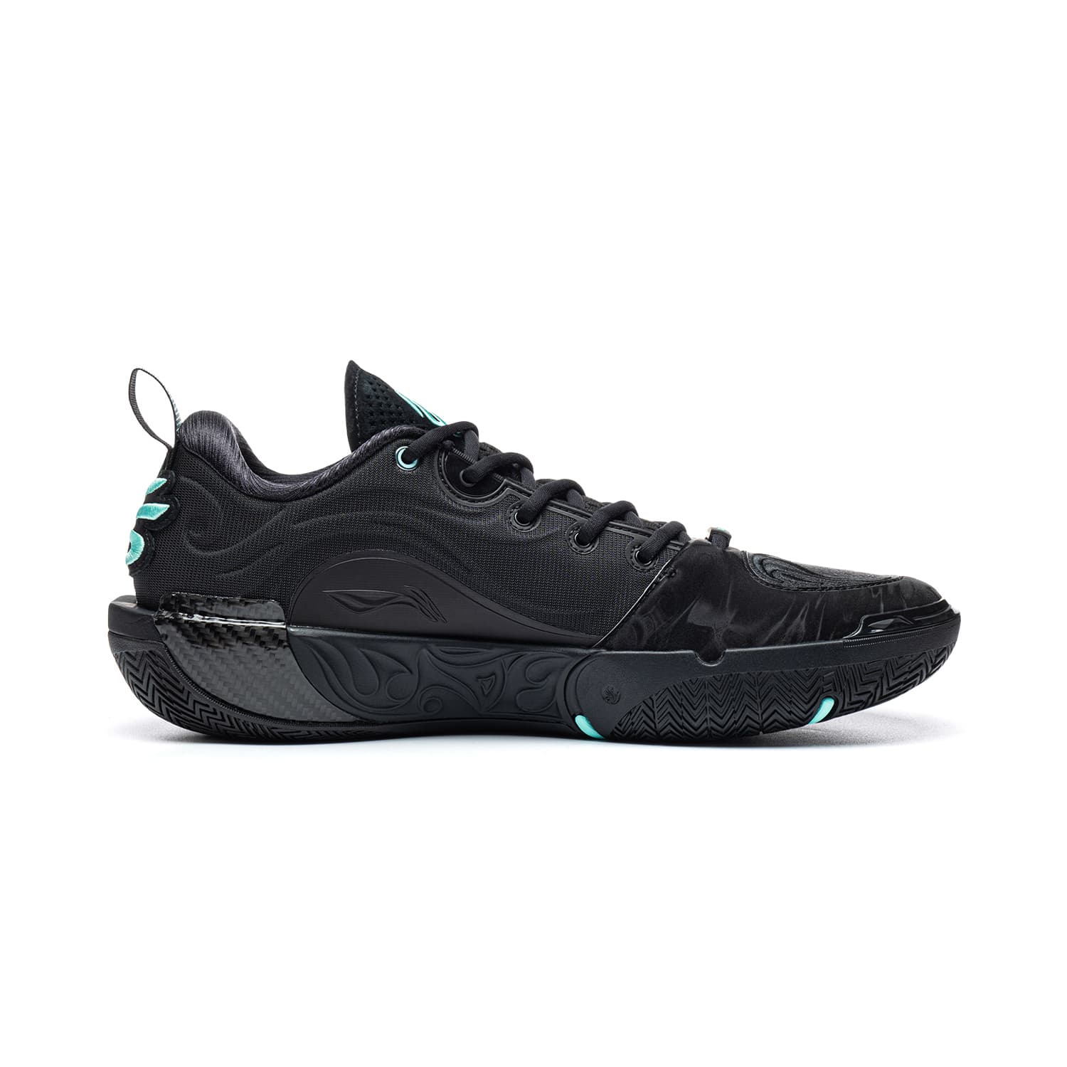 Кроссовки для баскетбола Li NING WOW12 Баскетбольные кроссовки Low Топ Черный мужской - изображение 2