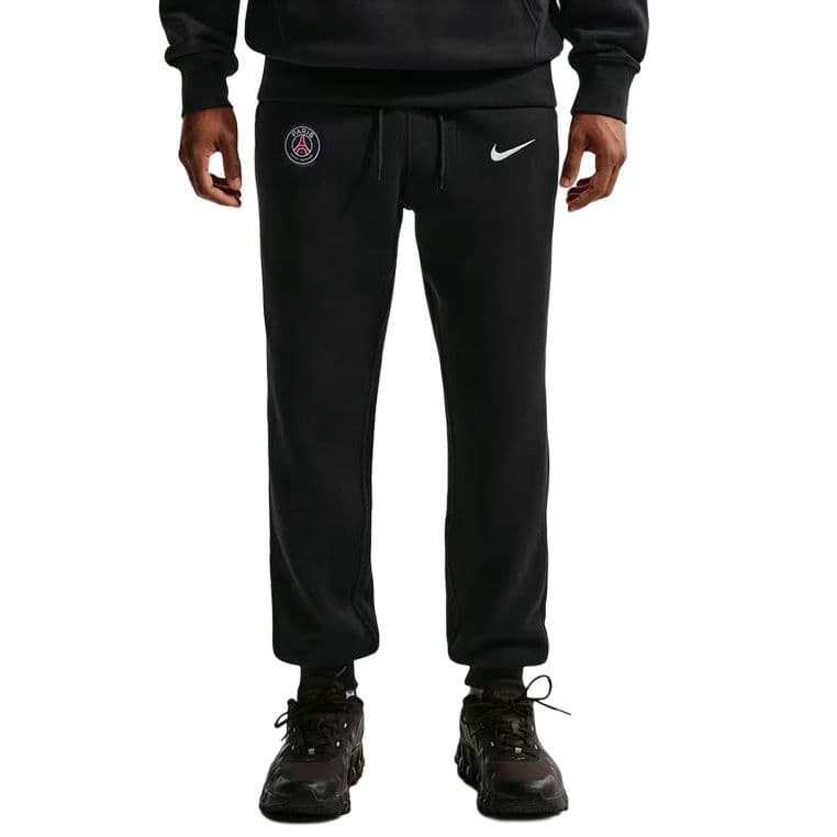 Штаны NIKE Paris Saint Germain Черный мужской Спортивные трикотажные брюки - изображение 1