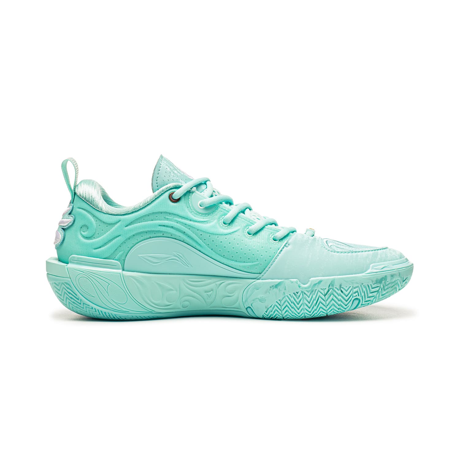 Кроссовки для баскетбола Li NING WOW12 Баскетбольные кроссовки Low Топ Островной синий Мужской - изображение 2