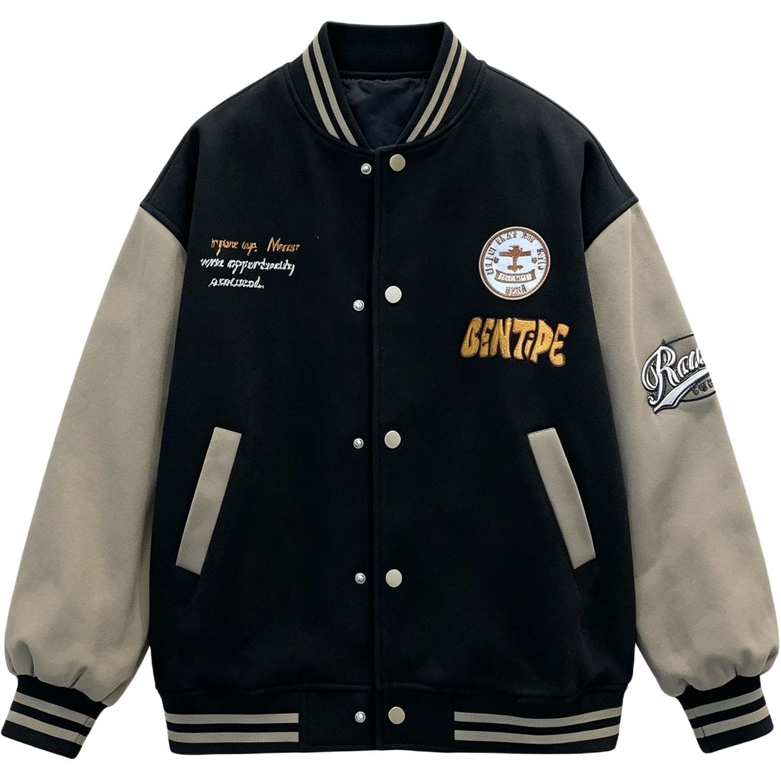 BOBBY ABLEY Черный Kids Бейсбольные куртки - изображение 1