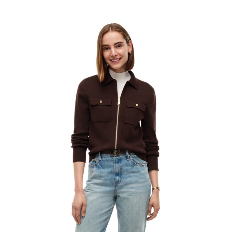 Кофта Tommy Hilfiger Темно-коричневый HJT Женская Трикотажная - изображение 1