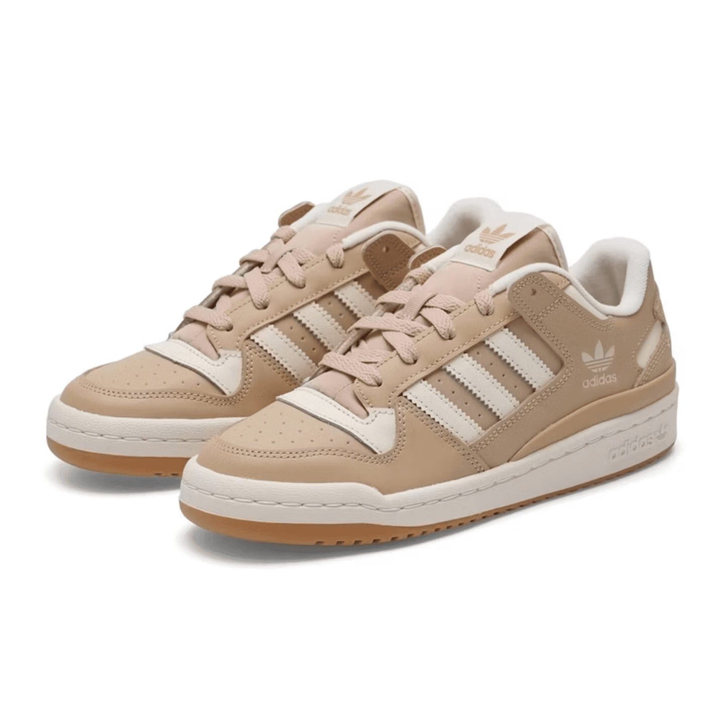 Кроссовки Adidas Originals FORUM CL Кеды для скейтбординга Low Топ Коричневый Женские - изображение 3