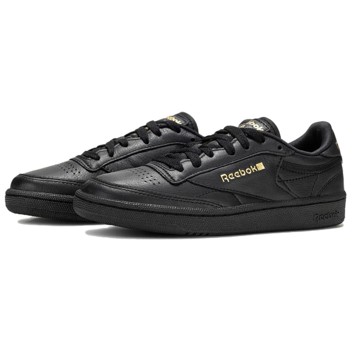 Кроссовки Reebok CLUB C 85 Лоу-топы Трендовая Обувь Повседневная Обувь Женская Черная RE-ENTER The Scene Возвращайтесь с шагом - изображение 2
