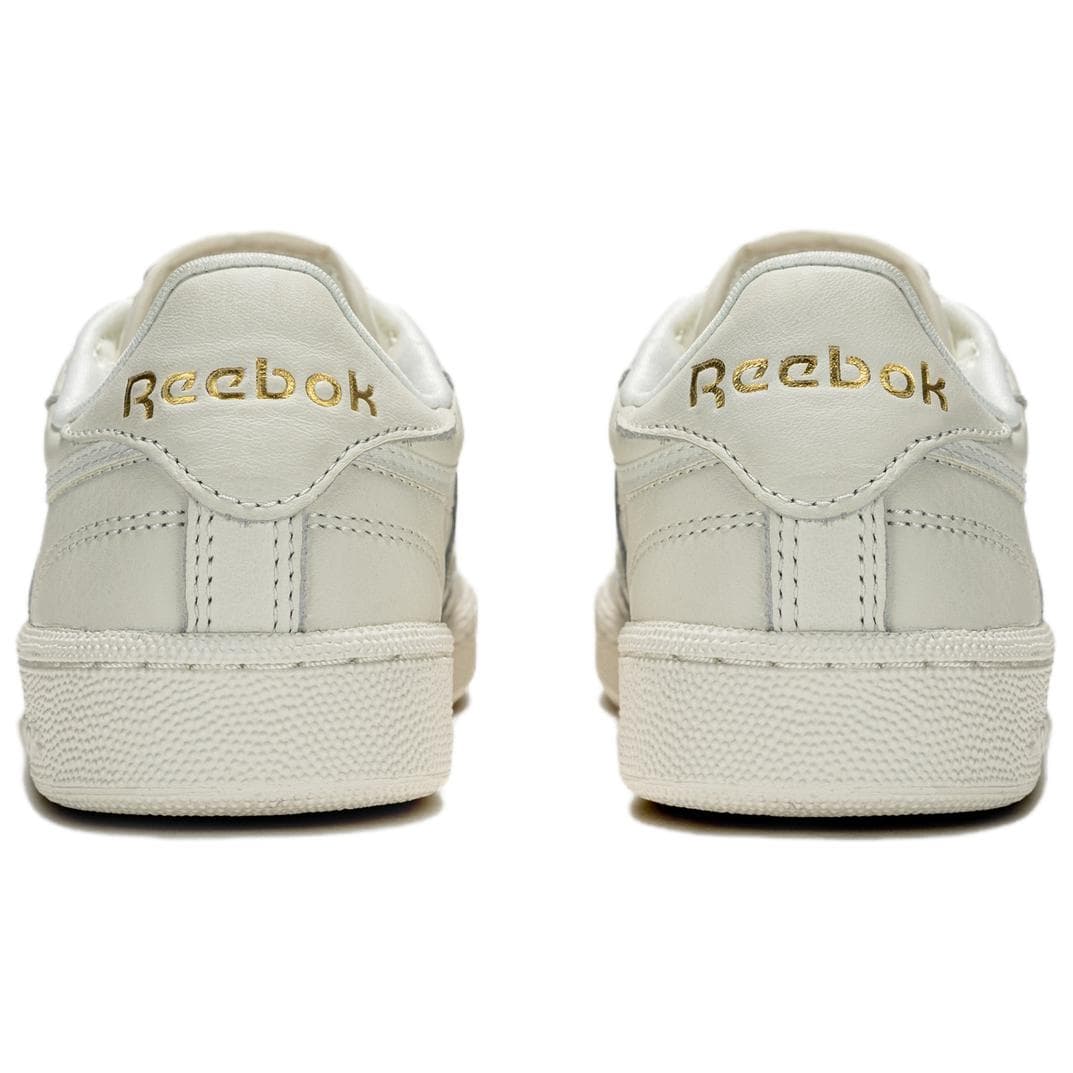 Кроссовки Reebok CLUB C 85 Лоу-топы Повседневная обувь Женская Мел Белый RE-ENTER The Scene Возвращайтесь с шагом - изображение 4