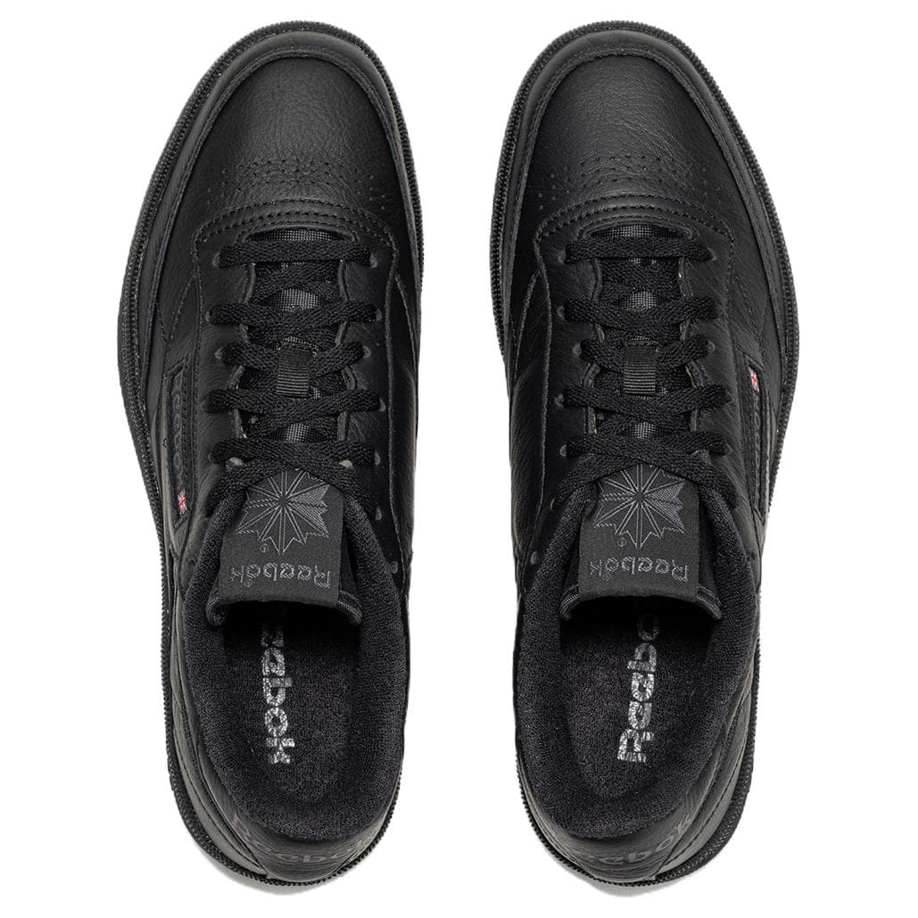 Кроссовки Reebok CLUB C 85 Лоу-топы Повседневная обувь Мужская Черный RE-ENTER The Scene Возвращайтесь с каждым шагом - изображение 3