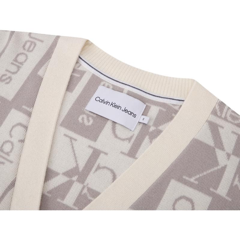 Кофта calvin klein Трикотаж Женские Бежево-серый Многоцветный - изображение 4