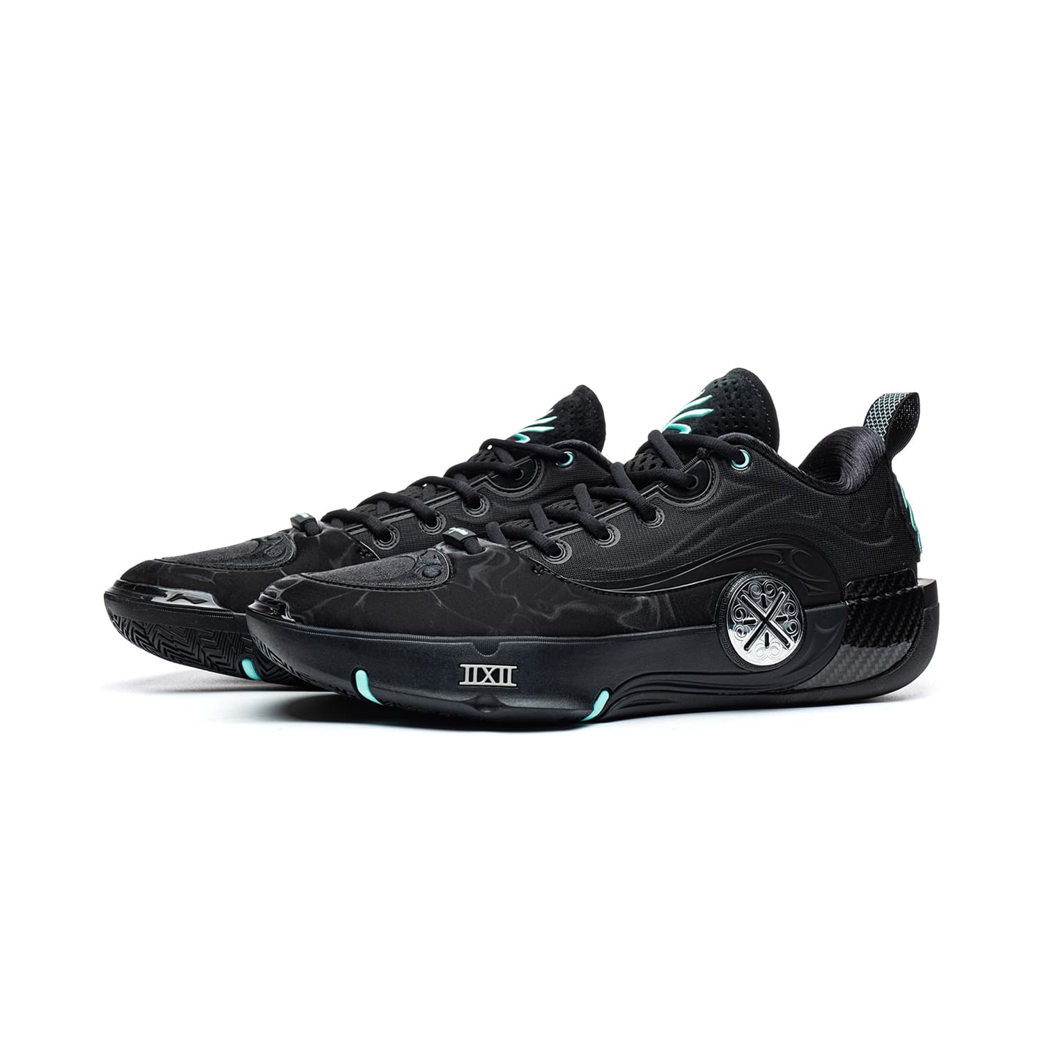 Кроссовки для баскетбола Li NING WOW12 Баскетбольные кроссовки Low Топ Черный мужской - изображение 3