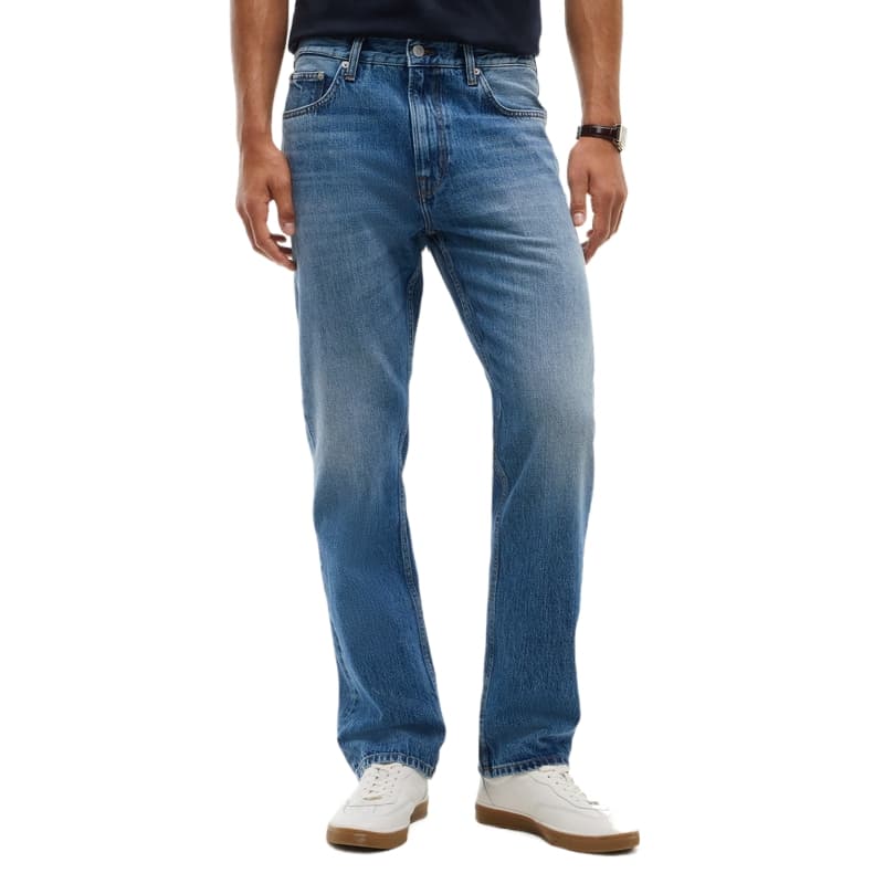 Штаны Tommy Hilfiger Джинсовый Синий 1BC Мужские Джинсы - изображение 1