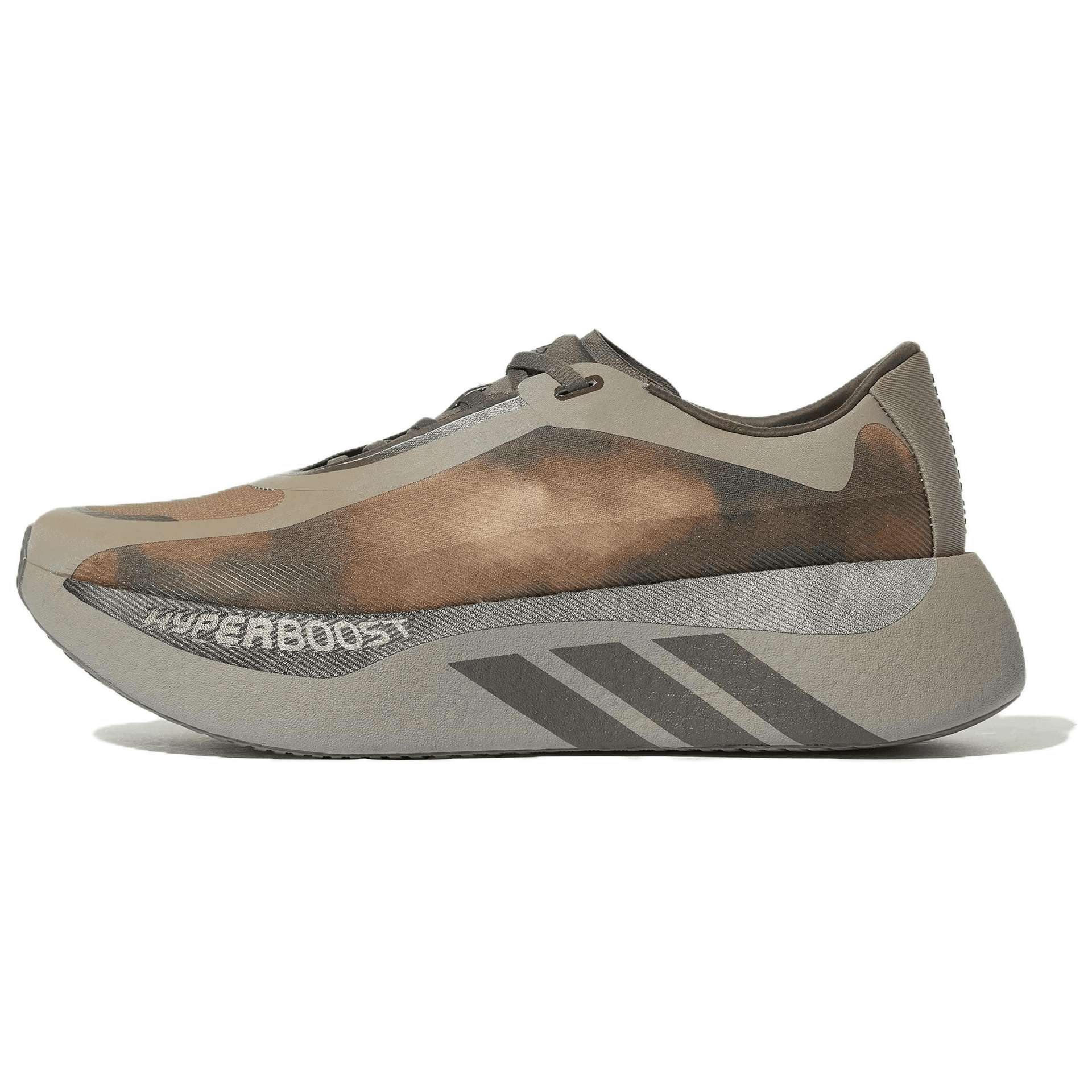 Кроссовки для бега Adidas Hyperboost Edge Беговые кроссовки Low Топ Розово-коричневый Мужской - изображение 1