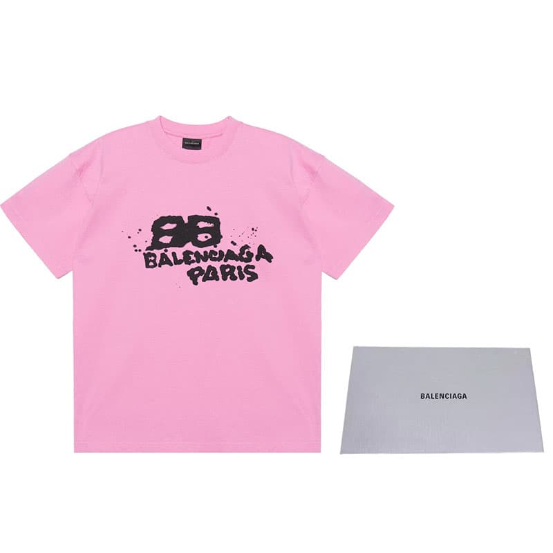 Футболка Balenciaga SS23 Hand Drawn Bb Icon LogoT - изображение 8