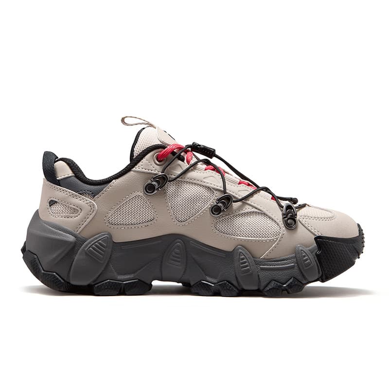 Кроссовки FILA FUSION Exocet Ii массивные кроссовки Low Top Миндально-молочный белый Перо-серый Женские - изображение 2