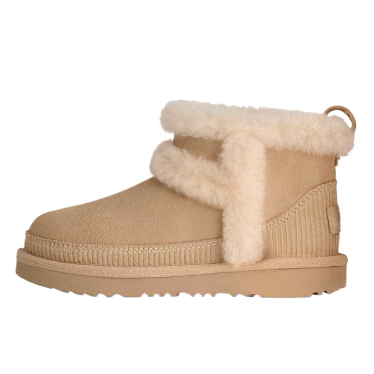 ugg Classic Novelty Детские утепленные и зимние ботинки Песок Замок Коричневый Kids - изображение 1