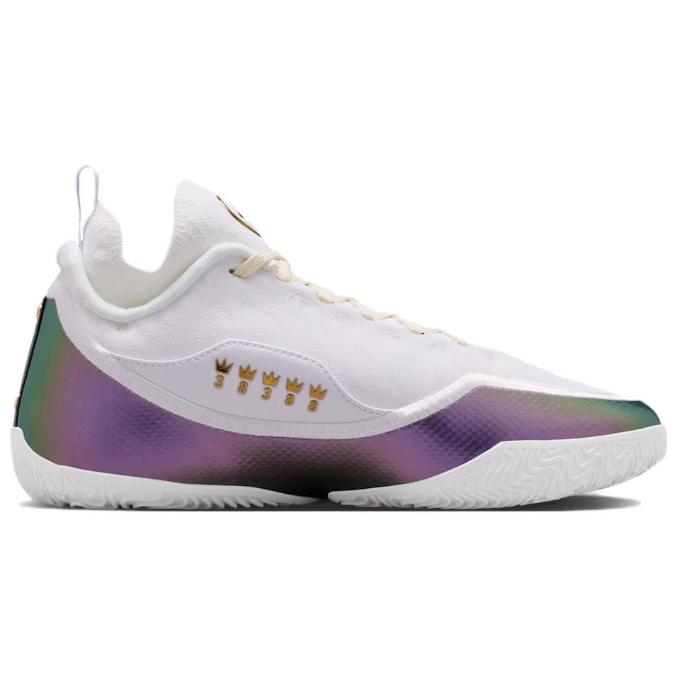 Кроссовки для баскетбола NIKE Lebron 23 Поддержка Отскок Анти-Твист Сцепление MID Топ Баскетбольные Кроссовки Мужские Белые - изображение 2