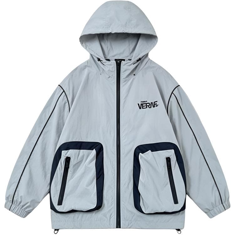SHIBU LBQW8421VERF Буква Ветровка Серый Kids Туристическая Одежда - изображение 1