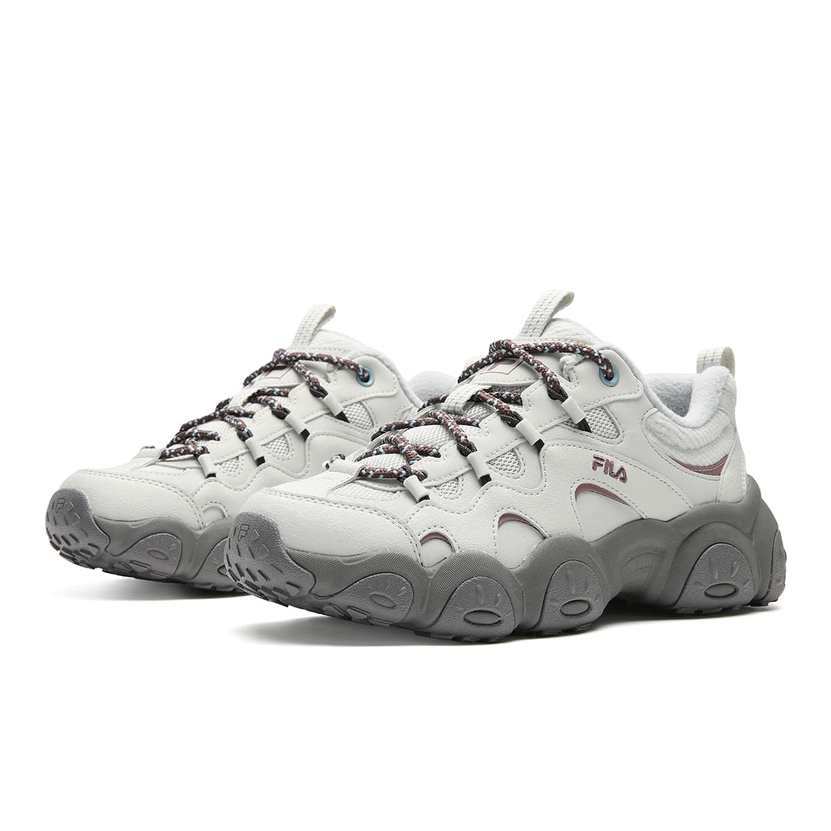 Кроссовки fila FLUID 7 Массивные кроссовки Low Топ Белый агат Серый Женские - изображение 3
