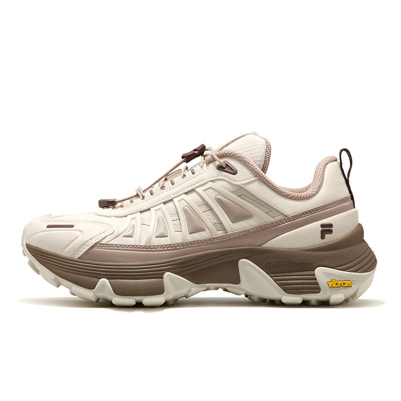 Кроссовки FILA FUSION COMO Y Уличная обувь Low Топ Березово-коричневый Теплый серый Коричневый Женские - изображение 1