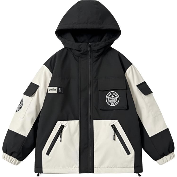 SHIBU ZFDW1180 Label Черный Белый 3 в 1 Ветровка Kids Туристическая одежда - изображение 1