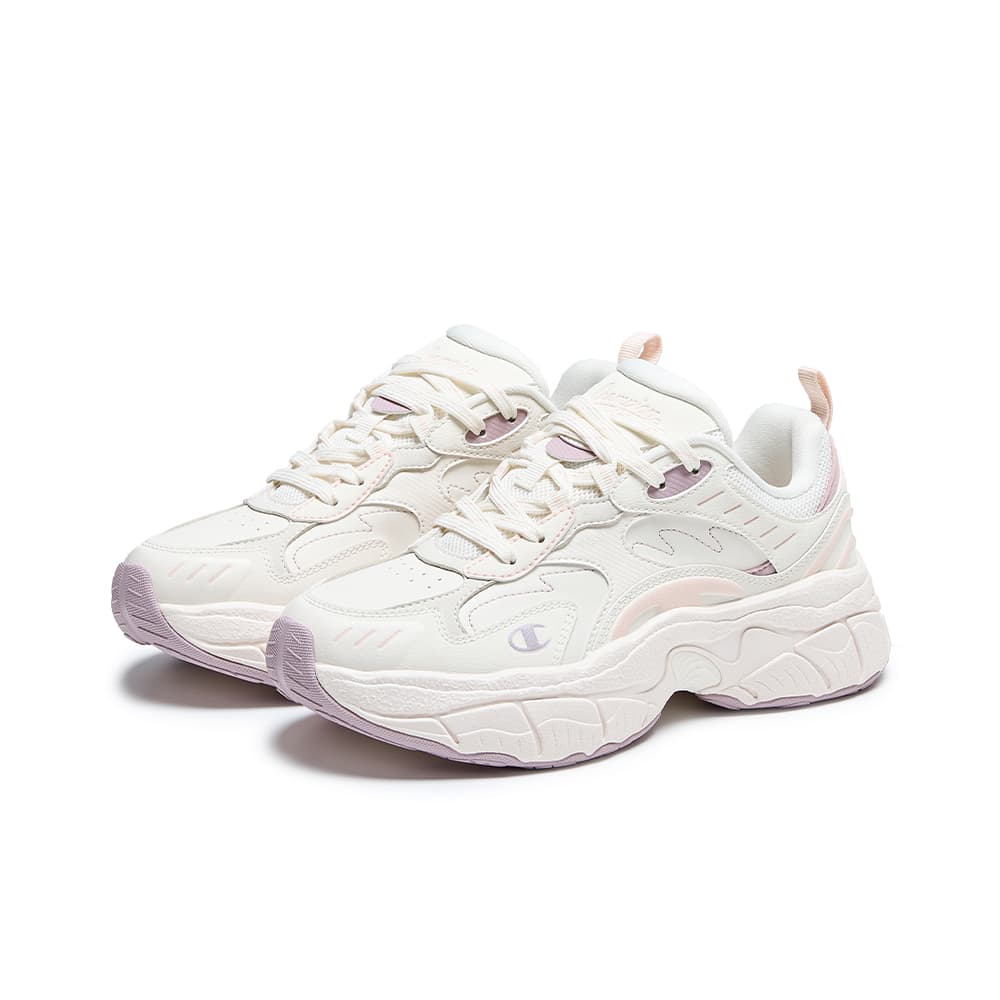 Кроссовки Champion Chunky Sneakers Low Top Молочно-белый Персиково-розовый Женские - изображение 3